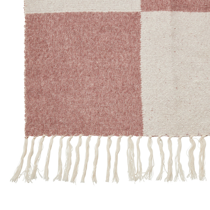 by fonQ Check Plaid 130 x 200 cm - Roze