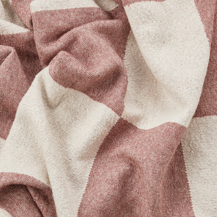 by fonQ Check Plaid 130 x 200 cm - Roze