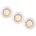 FOCUS Inbouwspot Ø 8,1 cm Dimb. 3x5W Wit Set 3