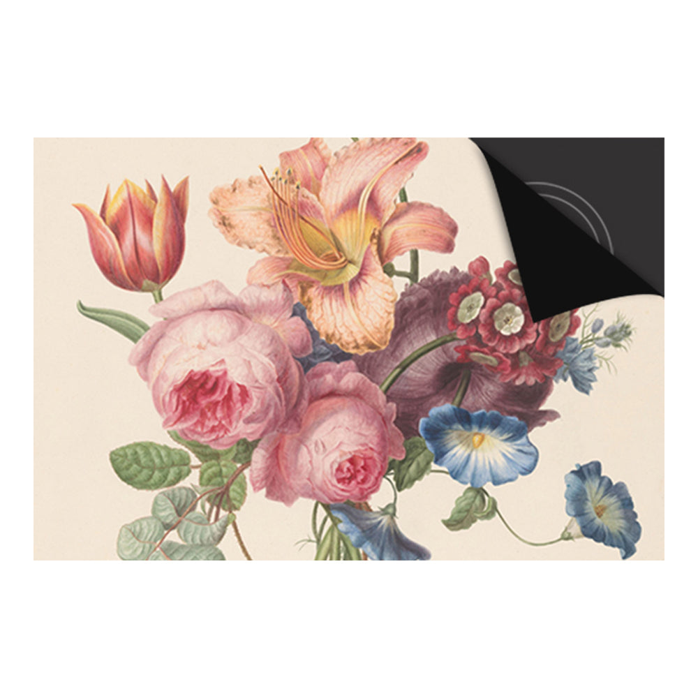 Inductie Beschermer - Exclusief - Boeket Roze Print - 60x52cm