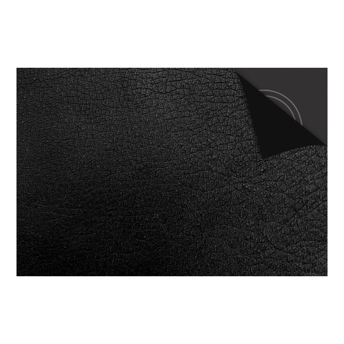 Inductie Beschermer - Leer Effen Zwart - 81x52cm