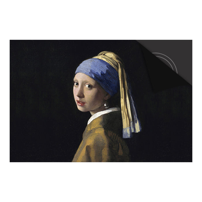 Inductie Beschermer - Exclusief - Meisje met de Parel Print - 60x52cm