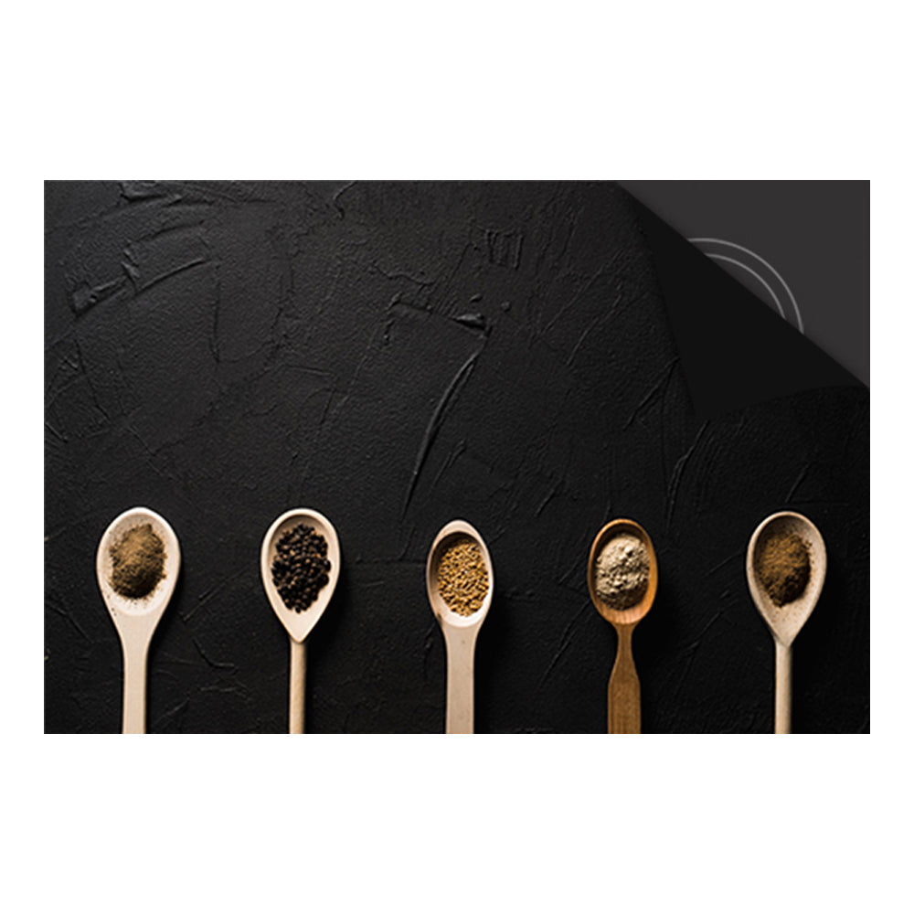 Inductie Beschermer - Exclusief - Lepels Print - 59x52cm