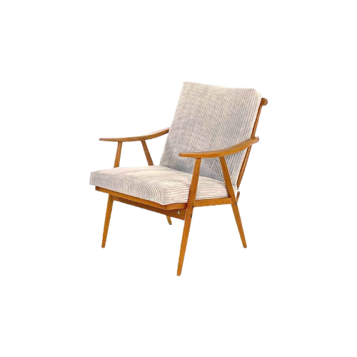 Reliving Vintage Boomerang Stoel Voor Ton, 1960S Tsjecho-Slowakije