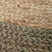 Eva Interior - Rond Vloerkleed - Jute - Naturel|Groen
