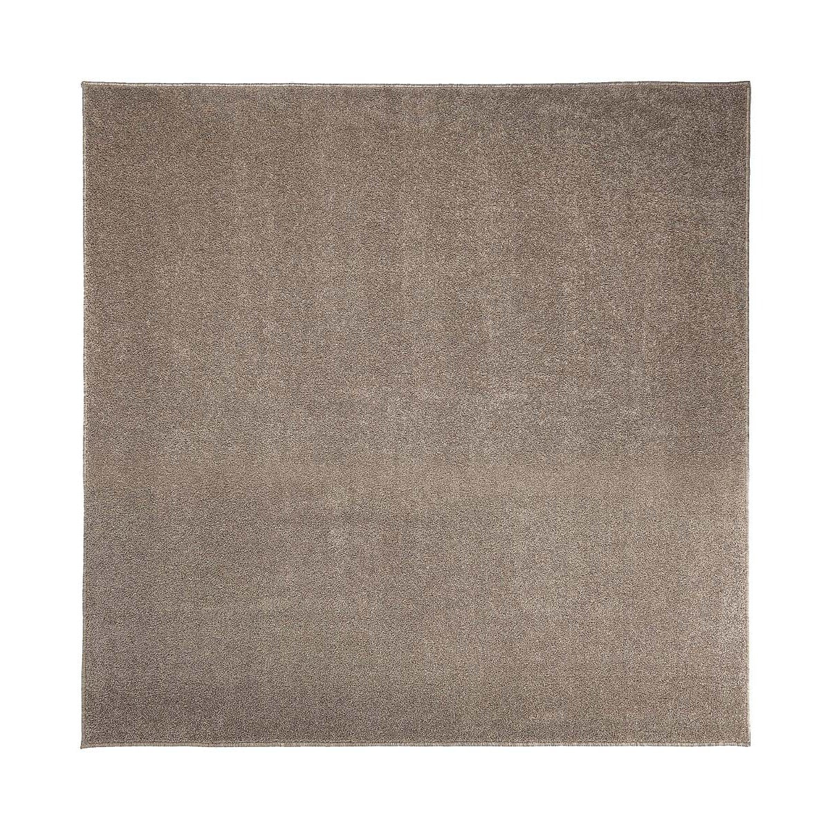 Tapeso Vierkant vloerkleed Fine - beige - 140x140 cm