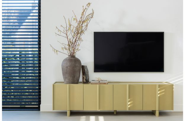 WOOOD Basu Tv-meubel Grenenhout B 200 cm - Moss