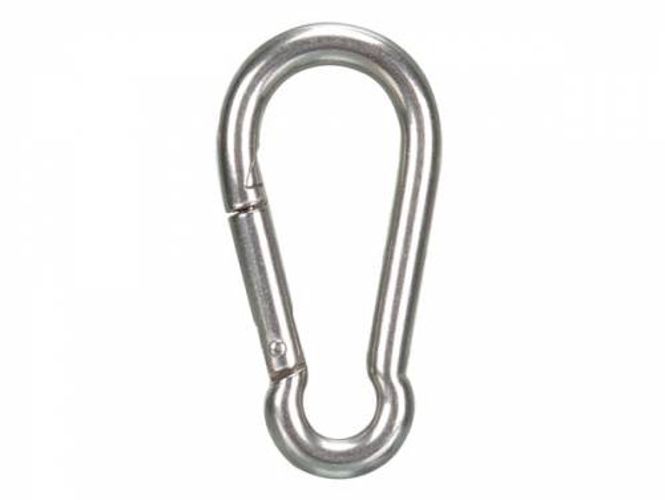 Velleman 2 X RVS Karabijnhaak (M8 x 80MM)