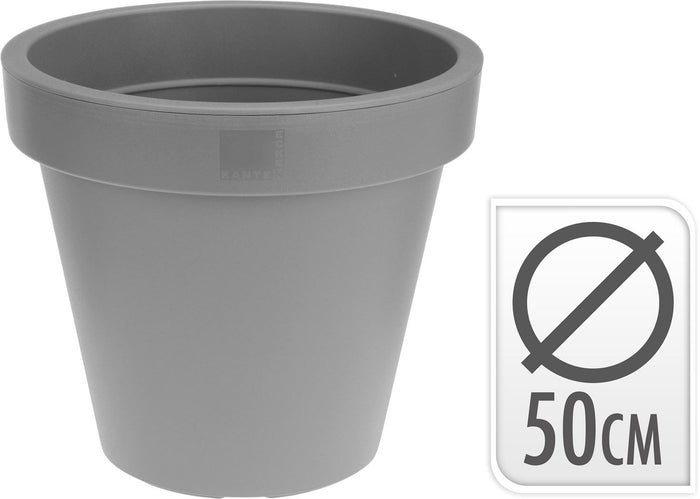Nampook Bloempot EK rond 50cm Grijs