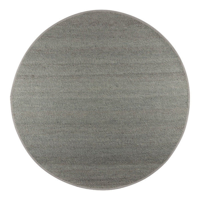 Interieur05 Wollen Vloerkleed Rond Groen Vik 160cm (M)