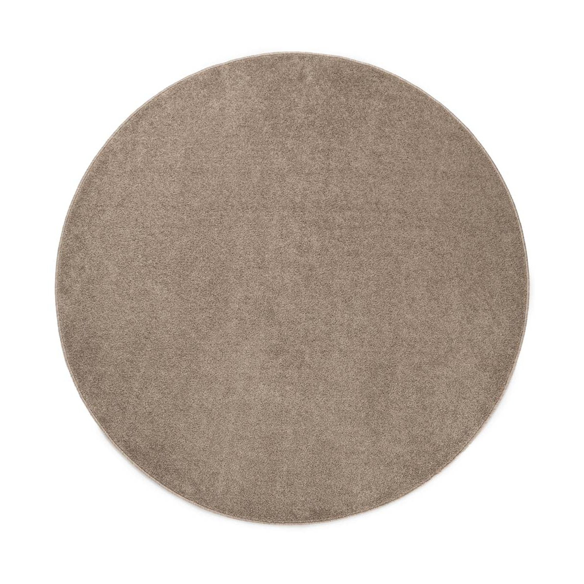 Tapeso Rond vloerkleed Fine - beige - 200 cm