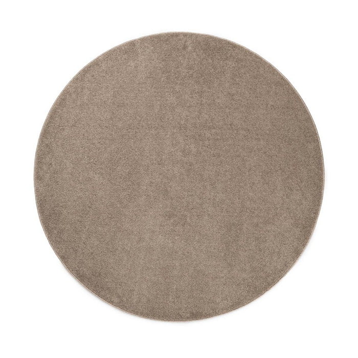 Tapeso Rond vloerkleed Fine - beige - 200 cm