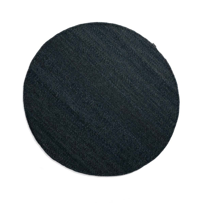 Nordic Weavers Rond wollen vloerkleed Lett - petrol - 120 cm