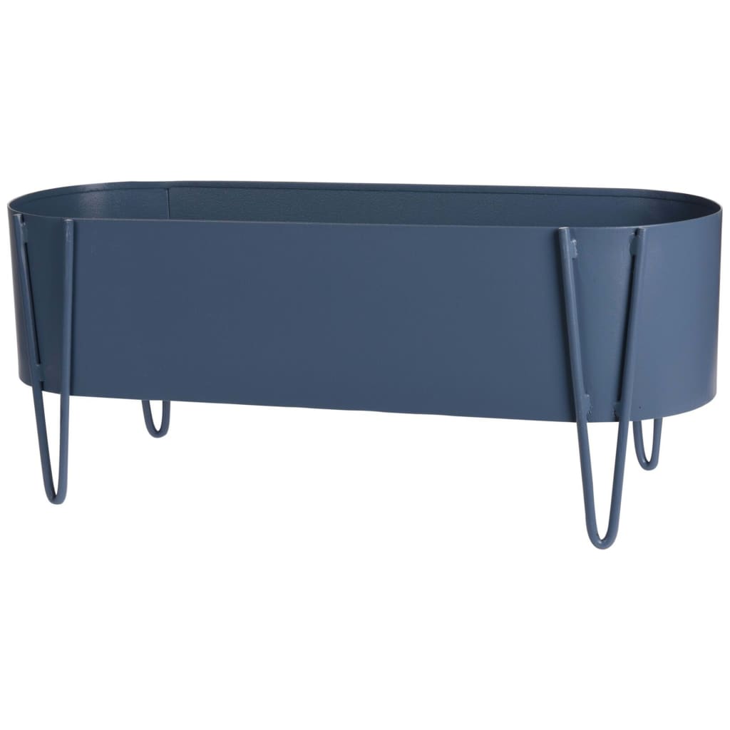 ProGarden Plantenbak 58x20x32 cm matblauw