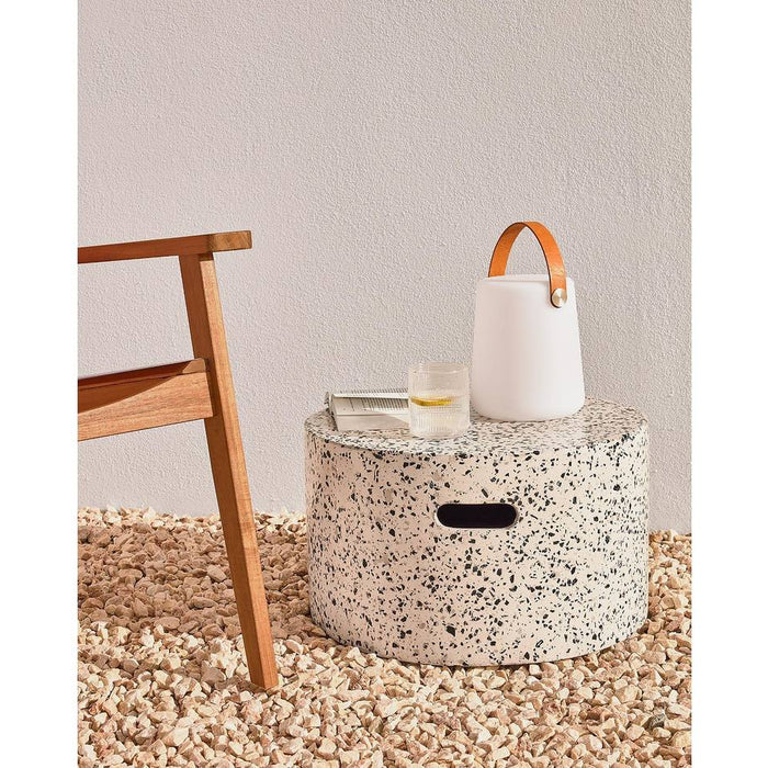 Kave Home - Jenell wit terrazzo koffietafel Ø 52 cm