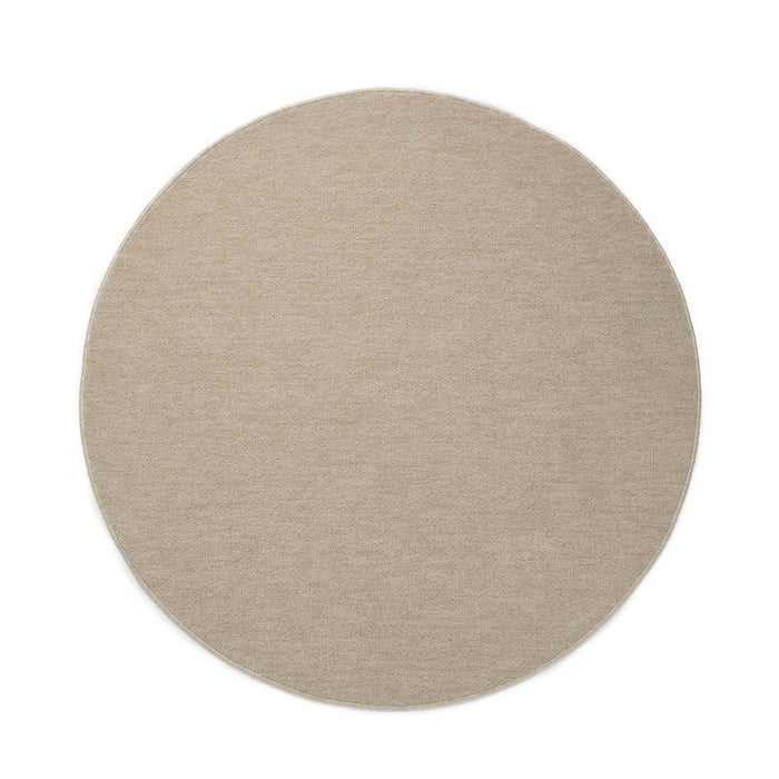 Tapeso Rond vloerkleed Lush - crème - 300 cm