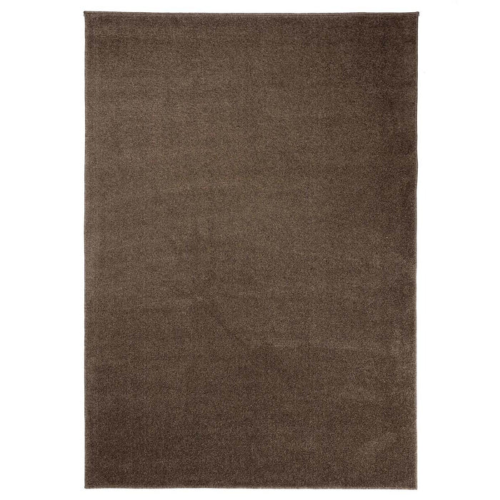 Tapeso Laagpolig vloerkleed Fine - mokka - 80x150 cm
