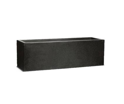 Capi lux Bak rechthoek laag II zwart