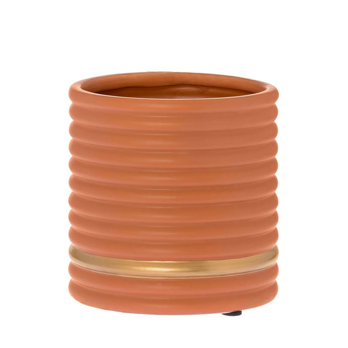 RIVERDALE - Bloempot Suus - H16cm - mat brique