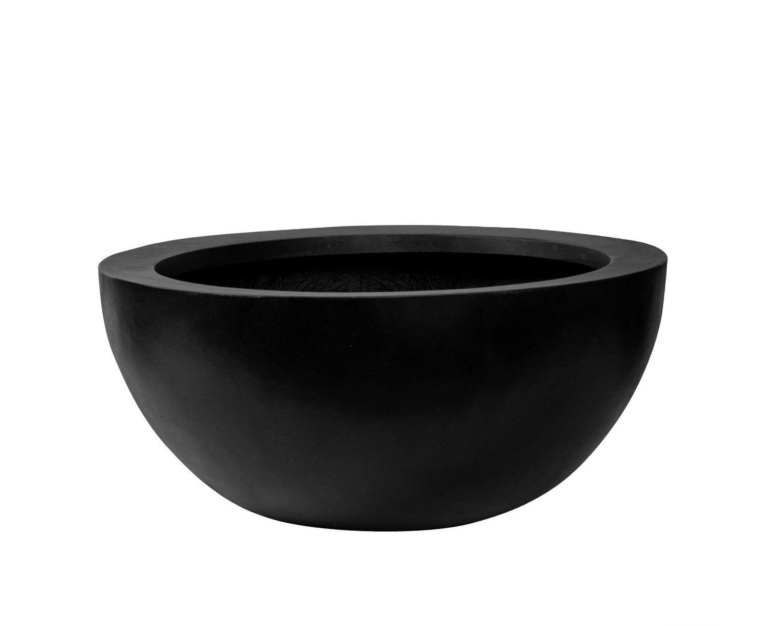 Pottery Pots Bloembak-Plantenschaal Zwart D 60 cm H 28 cm