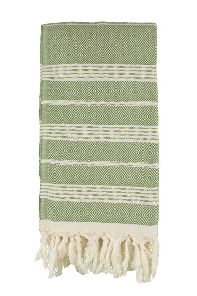 Beachie Blanes Moss groen|ivoor