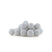 Cotton Ball Lights buitenverlichting zilver - 20 ballen - Plata