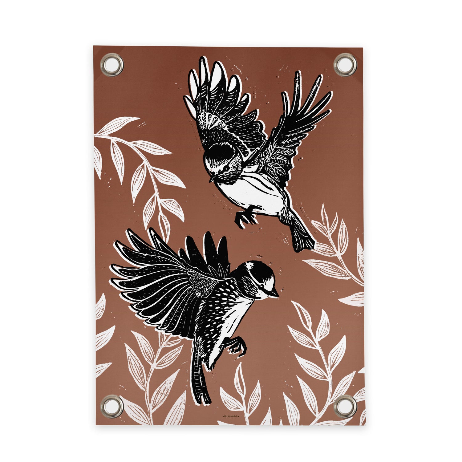 Villa Madelief Tuinposter Vrij als een vogel bruin (50x70cm)