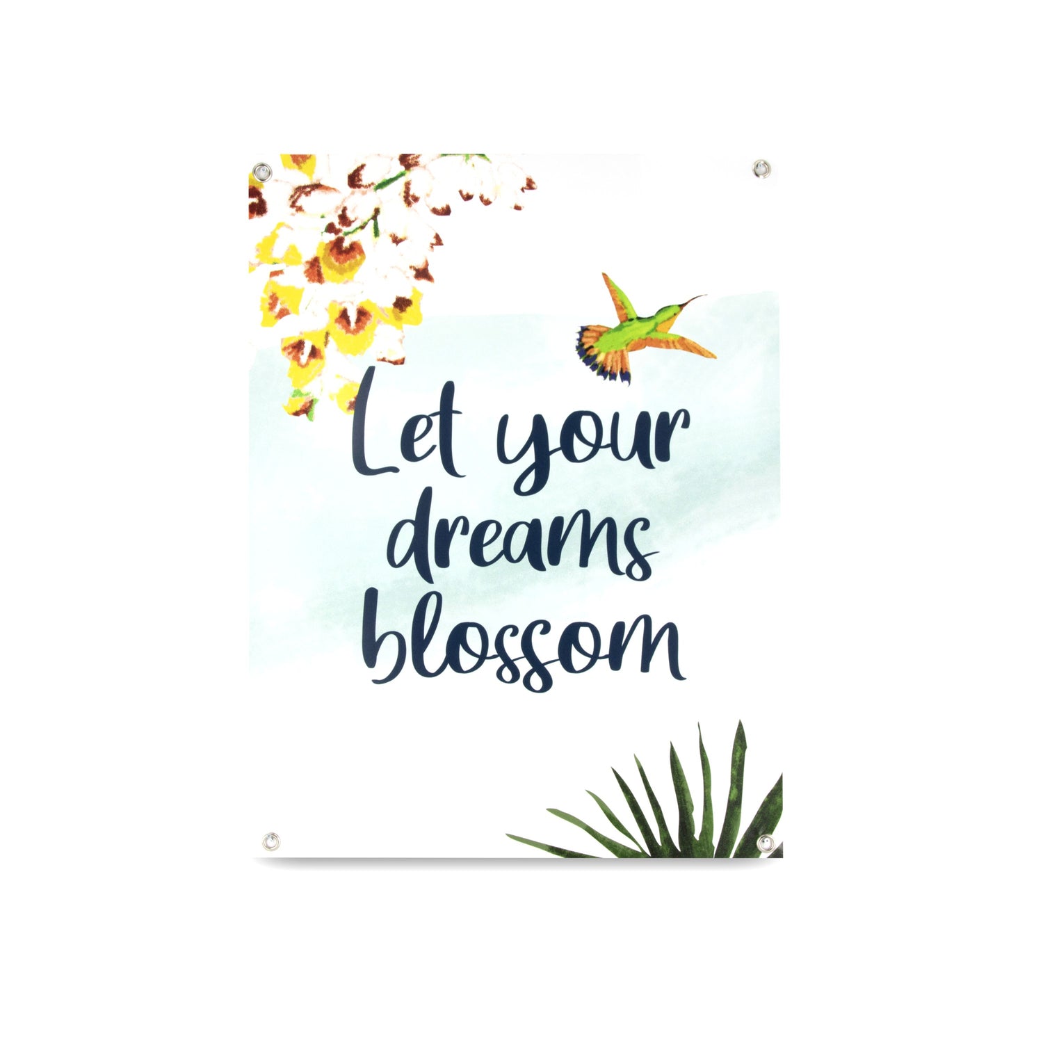 Art for the Home - Tuinposter - Let your dreams blossom - 80x60 cm