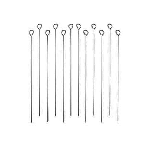 RVS satépen | vleesspies, 30cm - 12 stuks - eppicotispai