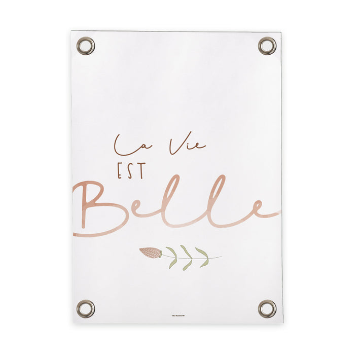 Villa Madelief Tuinposter La vie est belle (50x70cm)