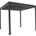 SORARA® Mirador Basic 300 x 300 cm Charcoal Zwart