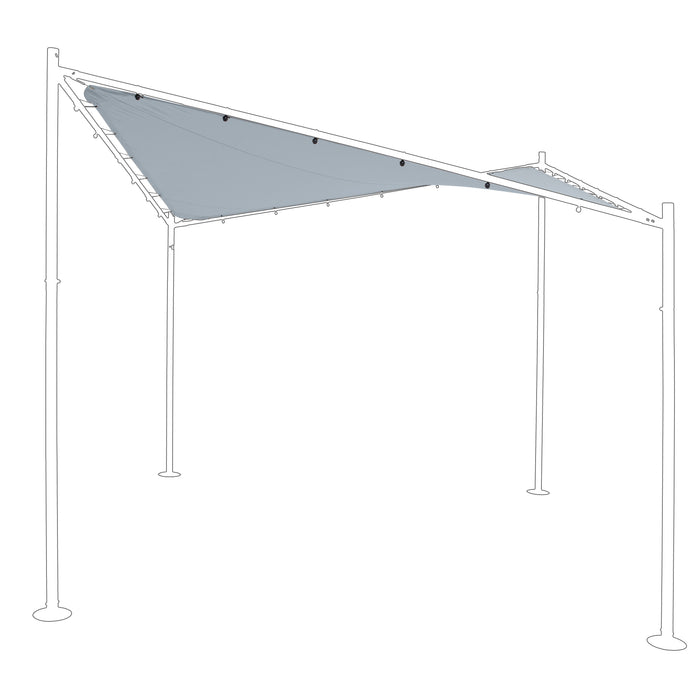 SORARA Reservedoek voor Butterfly Overkapping 300 x 300 cm Grijs