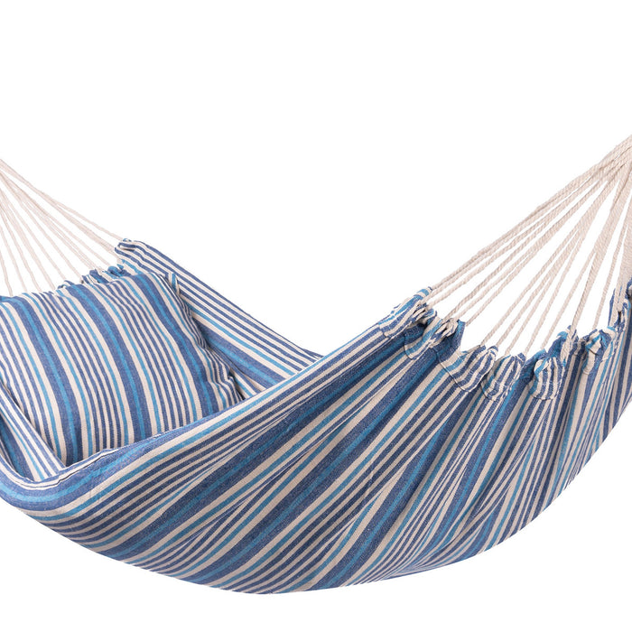 123Hammock Hangmat Eénpersoons Rustic Single Blauw
