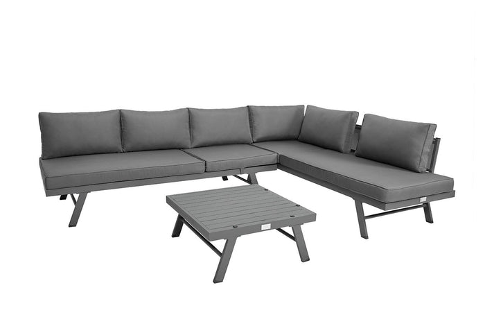 Feel Home - Alu Loungeset - Modica all in one - 8 opties