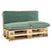 Unique Living Palletkussenset Manouk Haag Groen - 2 delig