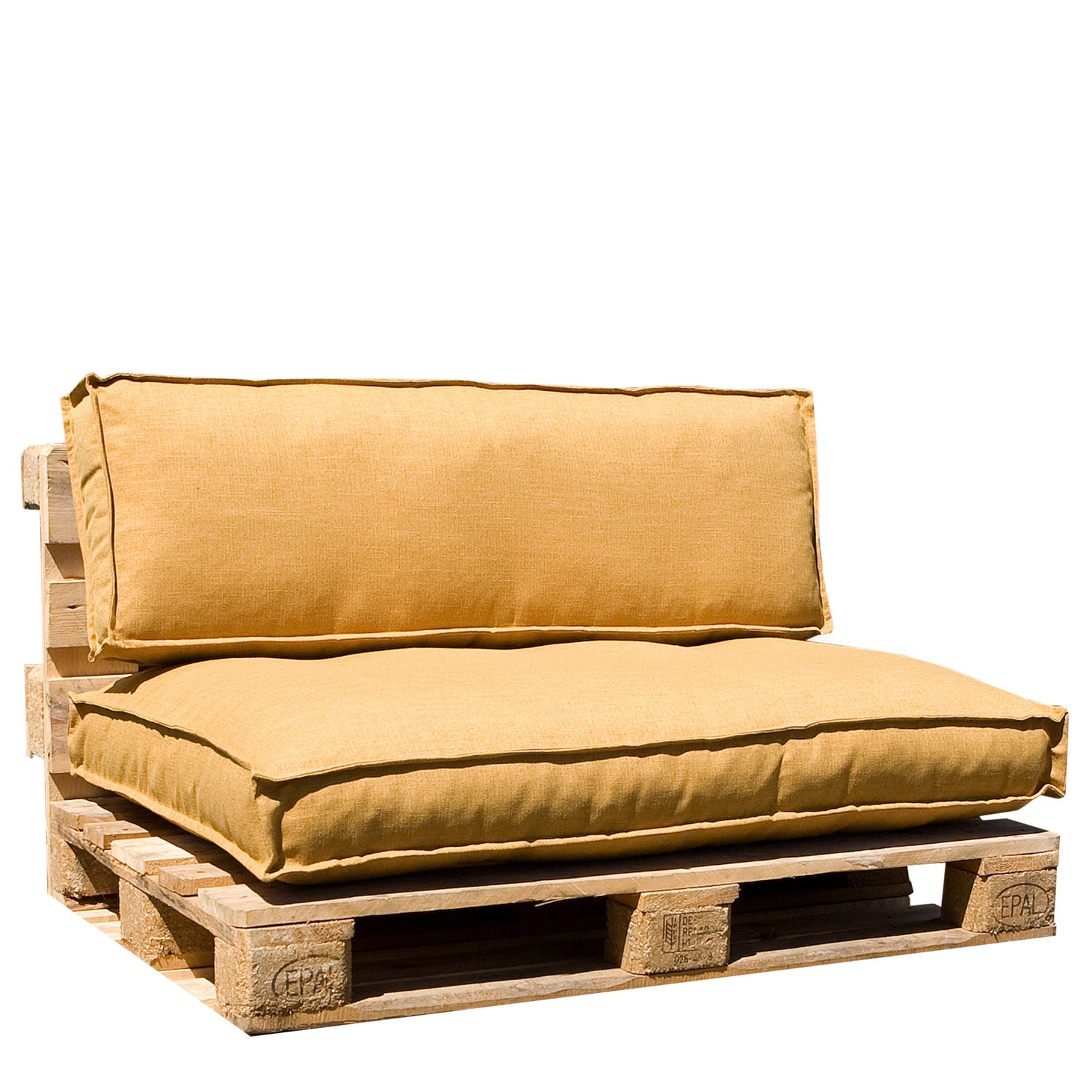 In The Mood Collection Salvador Palletkussens - L120 cm - Geel