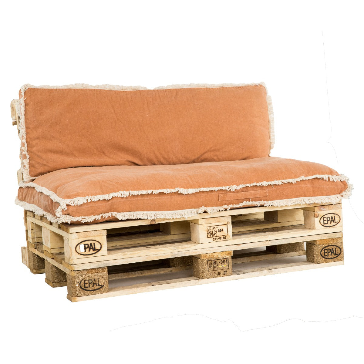 Unique Living Palletkussen Mare Steenrood - 120 x 80 cm