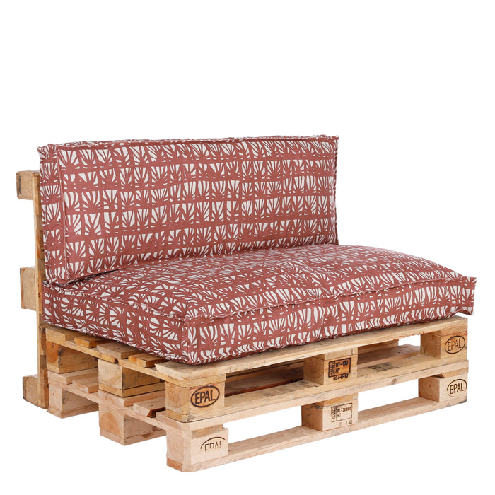 In The Mood Collection Palletkussens - L120 cm - Terracotta