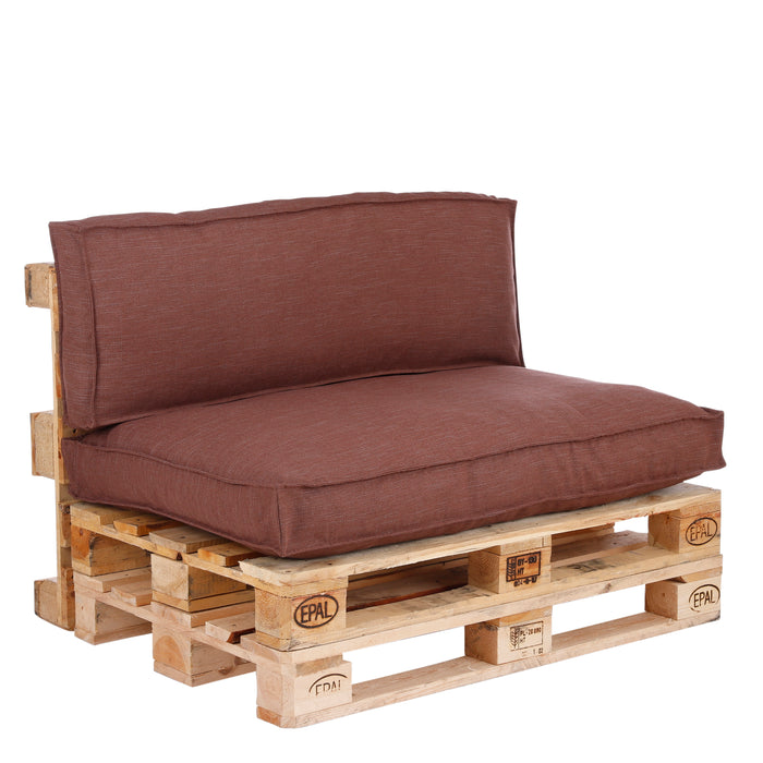 In The Mood Collection Salvador Palletkussens - L120 cm - Bordeaux