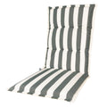 Kopu® Mila Grey - Comfortabel Tuinkussen met Hoge Rug - Grijs