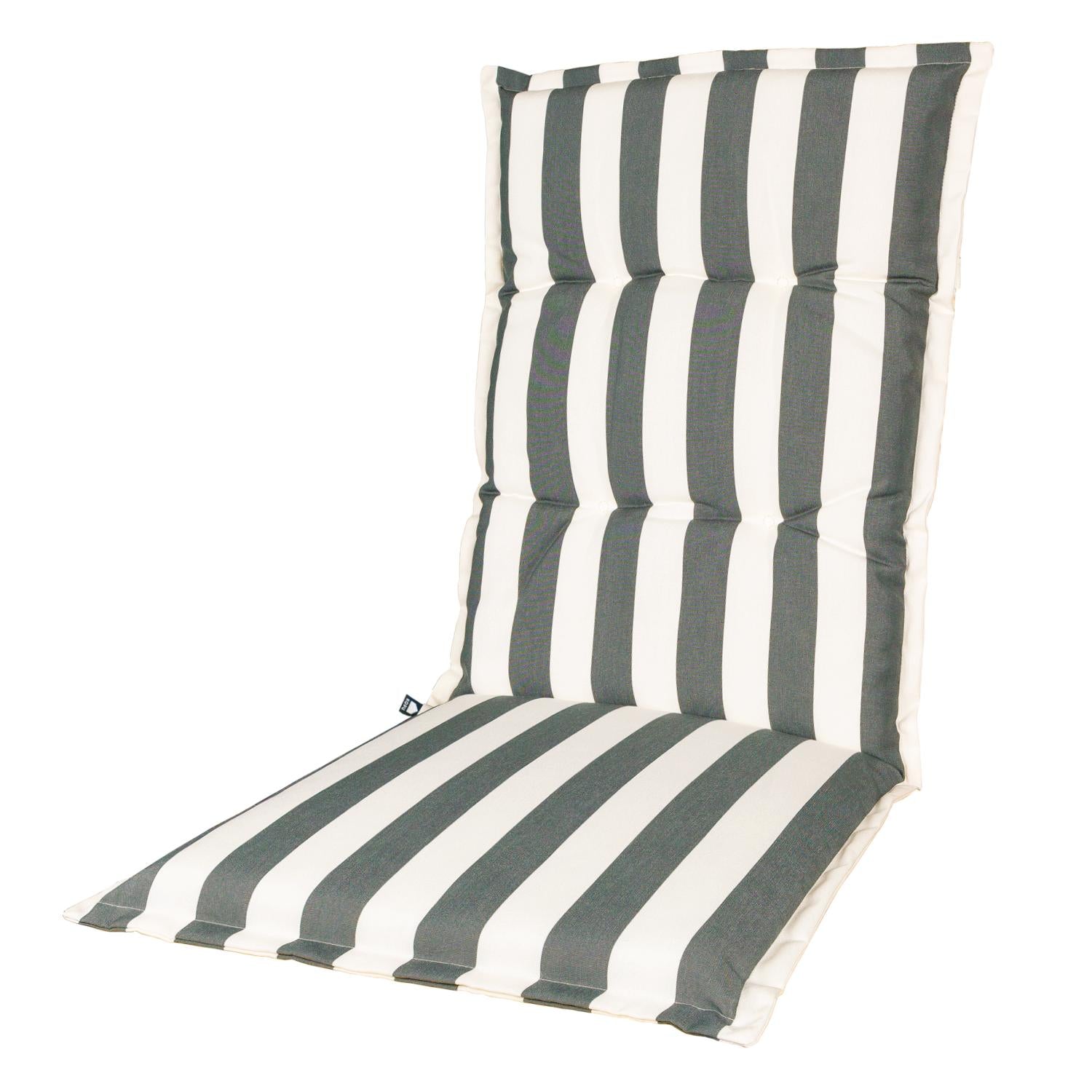 Kopu® Mila Grey - Comfortabel Tuinkussen met Hoge Rug - Grijs