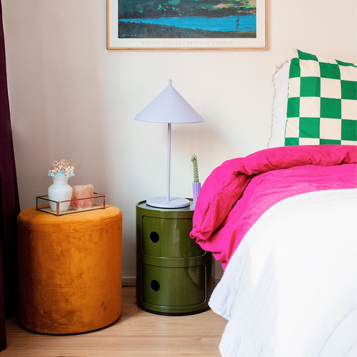 Kartell Componibili Kast Ø 32 cm - 2 Modules - Mosgroen