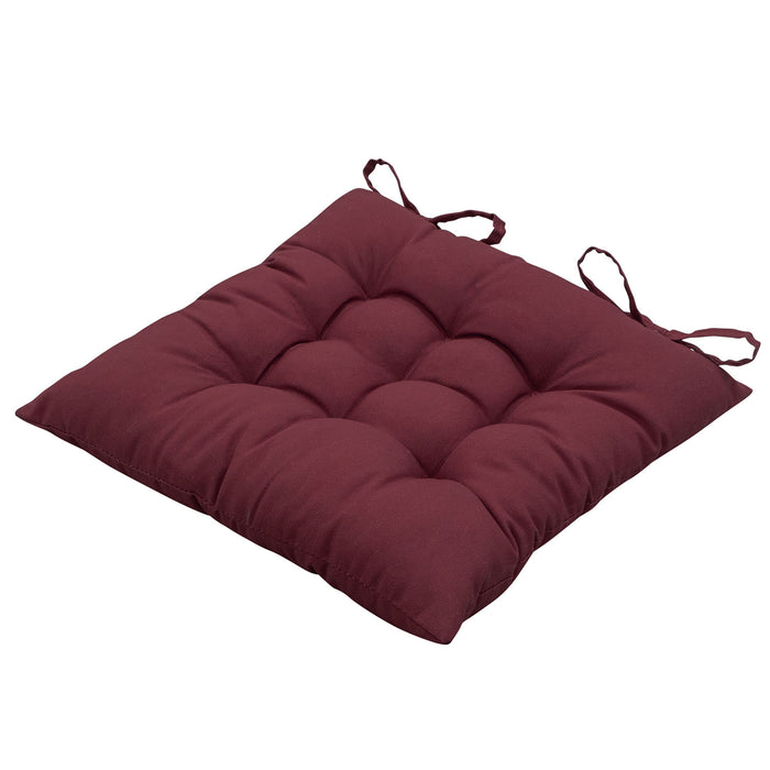 Madison - Zitkussen - Panama bordeaux - 46x46 - Rood