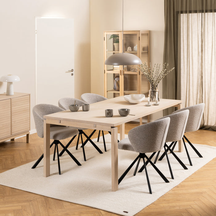 by fonQ Cabin Eettafel - 200 x 100 cm - Eiken