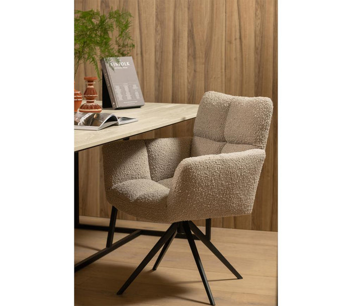 WOOOD Draaistoel Met Armleuning