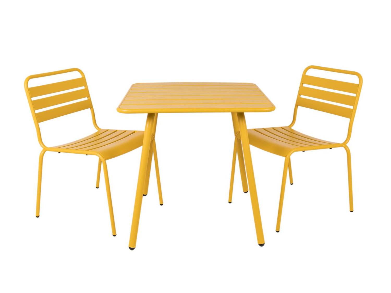 Metalen tuinset Max okergeel 80 cm