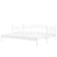 Beliani - TULLE - Onderschuifbed - Wit - 80 x 200 cm - Metaal