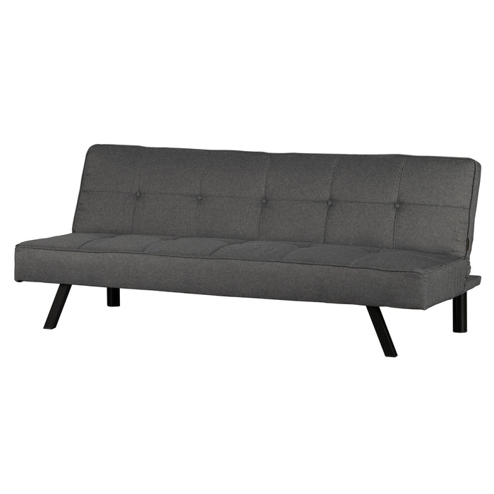 WOOOD Lenn Slaapbank - Linen - Grijs Melange - 75x98x181