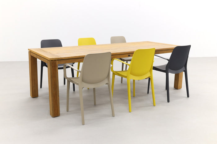 VDG Rome brown|Scab Ginevra multicolor 240 cm. tuinset -7-delig