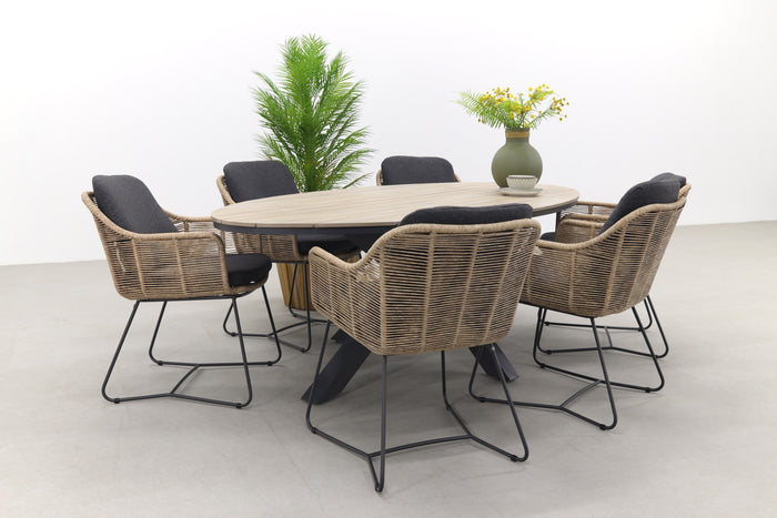 Taste Belmond | GI Edison 220x115 cm. - ovale tuinset